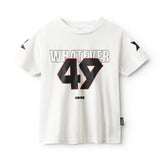 NUNUNU STAR ON 49 T-SHIRT - WHITE