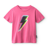NUNUNU DIZZY BOLT T-SHIRT - HOT PINK