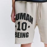 NUNUNU TEAM NUNUNU SWEATSHORTS - SMOKEY NATURAL
