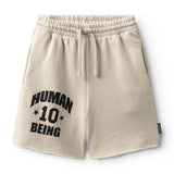 NUNUNU TEAM NUNUNU SWEATSHORTS - SMOKEY NATURAL