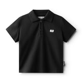 NUNUNU OLD SCHOOL POLO SHIRT - BLACK