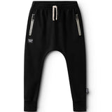 NUNUNU SIDE ZIP BAGGY PANT - BLACK