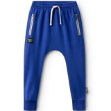 NUNUNU SIDE ZIP BAGGY PANT - BLUE