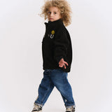 NUNUNU LOVE NU SHERPA JACKET - BLACK