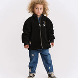 NUNUNU LOVE NU SHERPA JACKET - BLACK