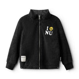 NUNUNU LOVE NU SHERPA JACKET - BLACK