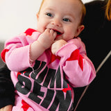 NUNUNU HUMAN BEING OVERALL - SUPER PINK
