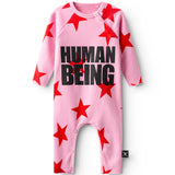 NUNUNU HUMAN BEING OVERALL - SUPER PINK
