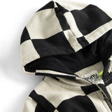 NUNUNU CHECKMATE HOODED OVERALL - SMOKEY NATURAL