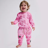 NUNUNU MEGA TIE DYE BABY SET - SUPER PIN K