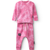 NUNUNU MEGA TIE DYE BABY SET - SUPER PIN K