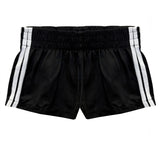 KATIE J TWEEN JORDYN CONTRAST STRIPE SHORT - BLACK
