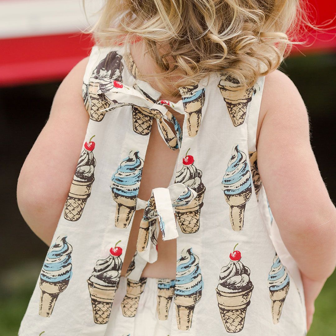 PINK CHICKEN BABY JAIPUR SET - VINTAGE SOFT SERVE