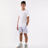 THE DRIP SHOP PAISLEY PARADISE SHORTS - LAVENDER