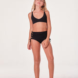 SUBMARINE SWIM HIGH STYLE BIKINI - BLACK