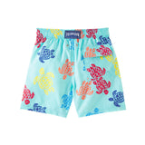 VILEBREQUIN BOYS SWIM TRUNKS - JIM/LAZULI BLUE
