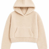 KATIE J TWEEN PARKER HOODIE AND WIDE LEG PANT - OATMEAL