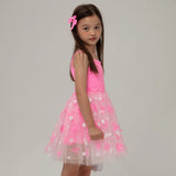 PETITE HAILEY STRAPPED TUTU DRESS - PINK