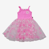 PETITE HAILEY STRAPPED TUTU DRESS - PINK