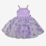 PETITE HAILEY STRAPPED TUTU DRESS - PURPLE