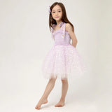 PETITE HAILEY HANNA TUTU DRESS- PURPLE