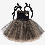 PETITE HAILEY HANNA TUTU DRESS- BLACK
