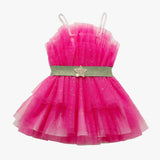 PETITE HAILEY LOVE SH 4 DRESS - PINK