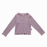 PETITE HAILEY HAILEY CARDIGAN - PURPLE