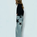 KATIE J TWEEN PHILLY STAR APPLIQUE JEAN