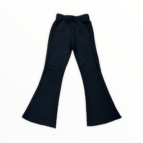 KATIE J KERRY FLARE SWEATS - BLACK