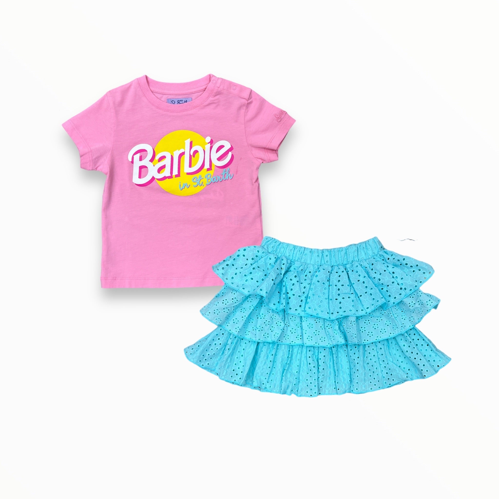 MC2 SAINT BARTH BARBIE IN ST. BARTH T-SHIRT - PINK
