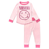 ROWDY SPROUT LONG SLEEVE BAMBOO PAJAMA SET -PINK NIRVANA