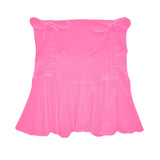KATIE J. TWEEN JAX SOLID SKIRT - TART RASPBERRY