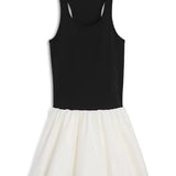 KATIE J TWEEN QUEENIE DRESS - BLACK/WHITE