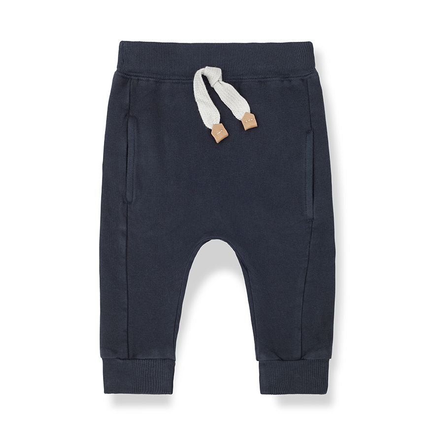 1+ IN THE FAMILY FITZ SWEATER AXEL SWEAT SET - NAVY