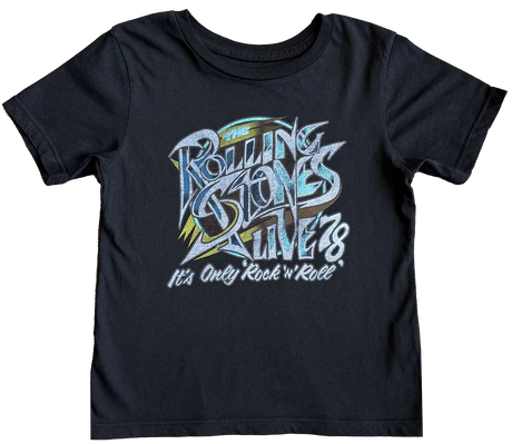 ROWDY SPROUT ROLLING STONES TEE - VINTAGE BLACK