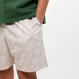 THE DRIP SHOP SAND PAISLEY PARADISE SHORTS