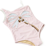 SHADE CRITTERS SEQUIN PALM ONE PIECE SWIMSUIT