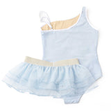 SHADE CRITTERS BLUE BOW 1 PIECE AND TUTU SWIM SET