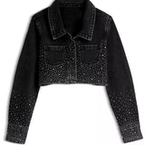 KATIE J TWEEN SINGAPORE RHINESTONE EMBELLISHED JACKET