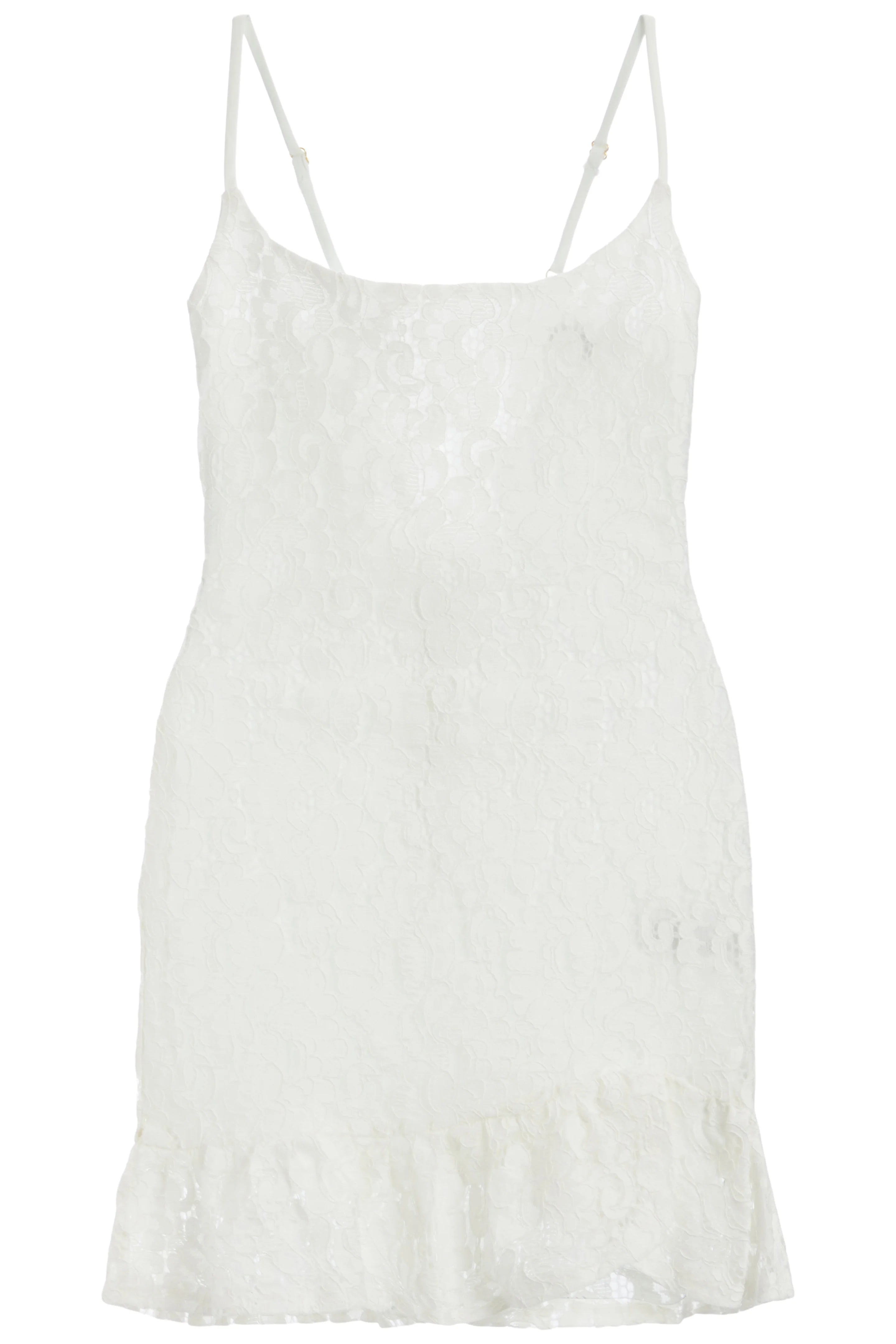MISS BEHAVE PEYTON DRESS - WHITE