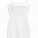 KATIE J TWEEN STAR DRESS WITH CONTRAST BAND - WHITE