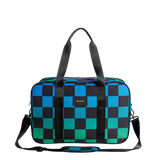 STATE ROCKAWAY DUFFLE - BLUE CHECKERBOARD