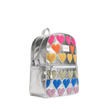 STATE KANE KIDS DOUBLE POCKET BACKPACK - FUZZY HEARTS