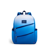 STATE KANE DOUBLE POCKET BACKPACK - BLUE GRADIENT DIAGONAL ZIPPER
