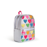 STATE KANE KIDS DOUBLE POCKET BACKPACK - HAPPY FUZZY HEARTS