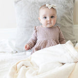 SARANONI LUSH BLANKET - NATURAL