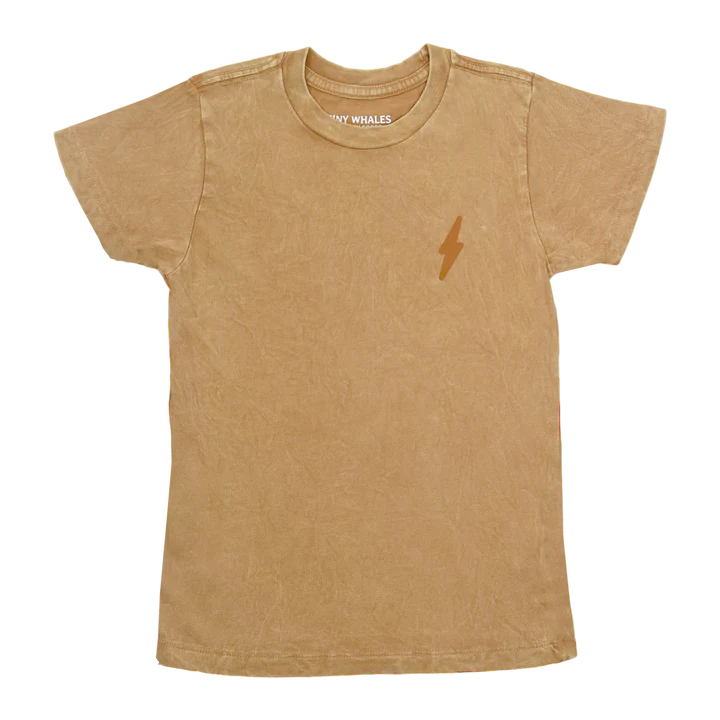 TINY WHALES SEQUOIA T-SHIRT - MINERAL RUST