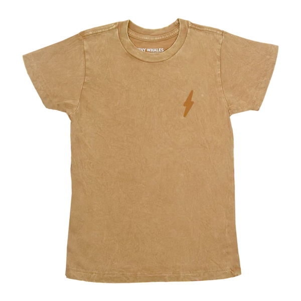 TINY WHALES SEQUOIA T-SHIRT - MINERAL RUST
