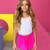 KATIE J FARRAH SHORT - HOT PINK - JUNIOR SIZES
